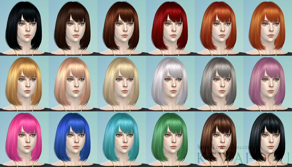 sims 4 more natural hair colors mod